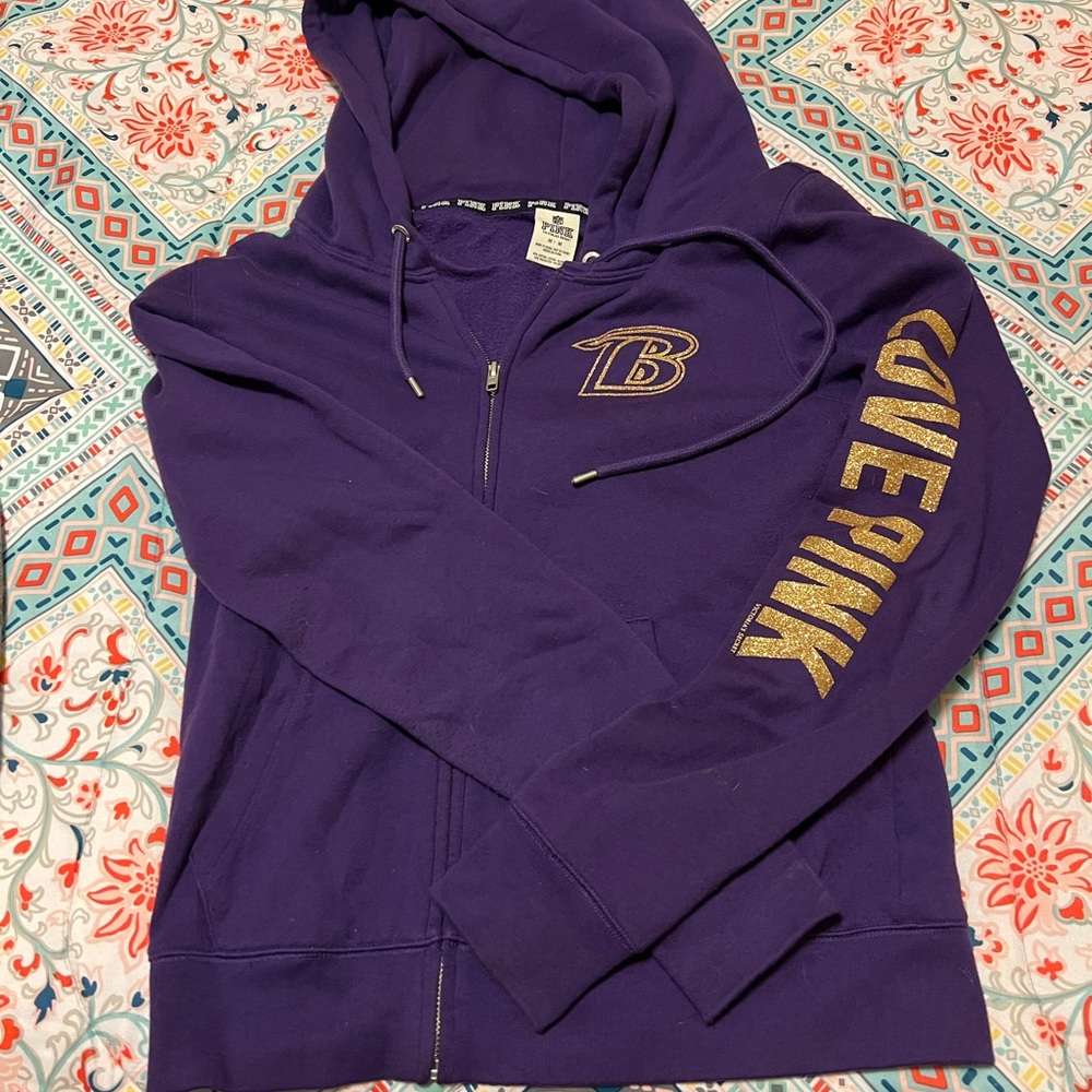 Victoria Secret Pink Ravens hoodie